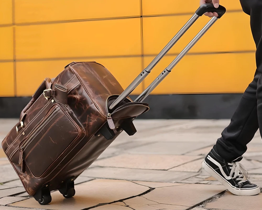 luggage bag trolley