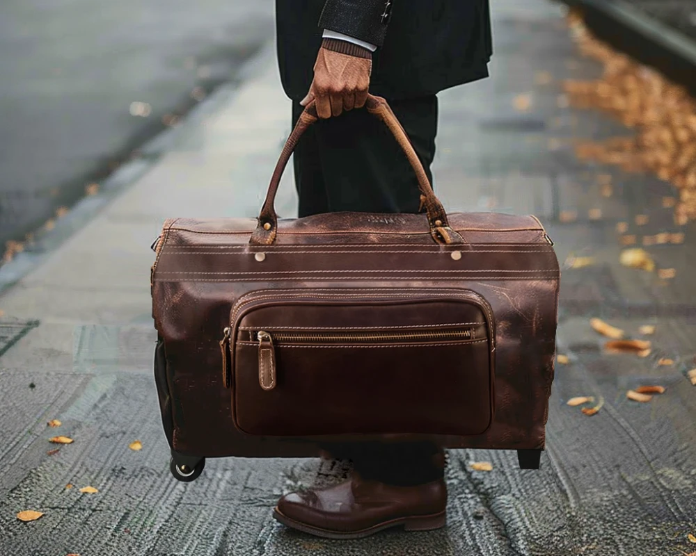 luggage bag trolley