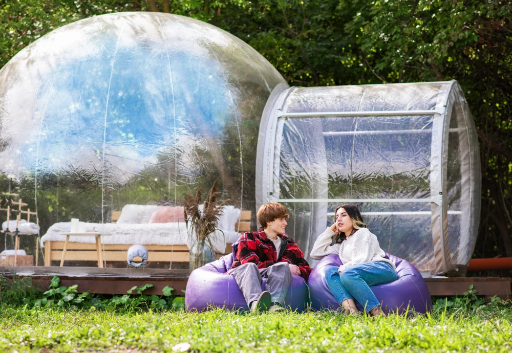 what is a bubble tent