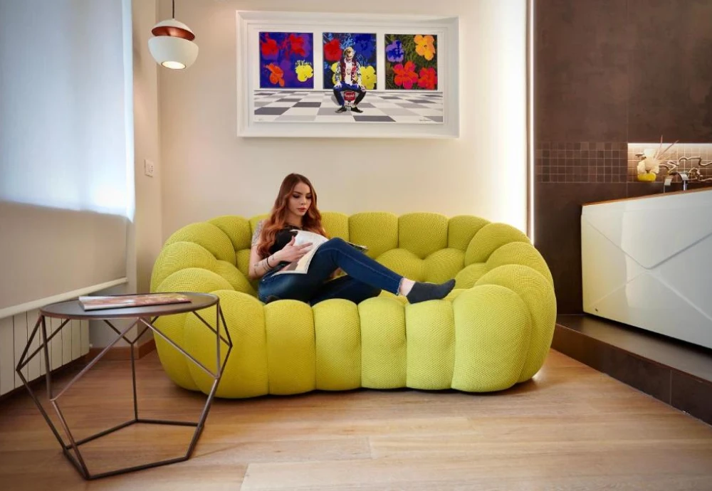 cloud couch in living room